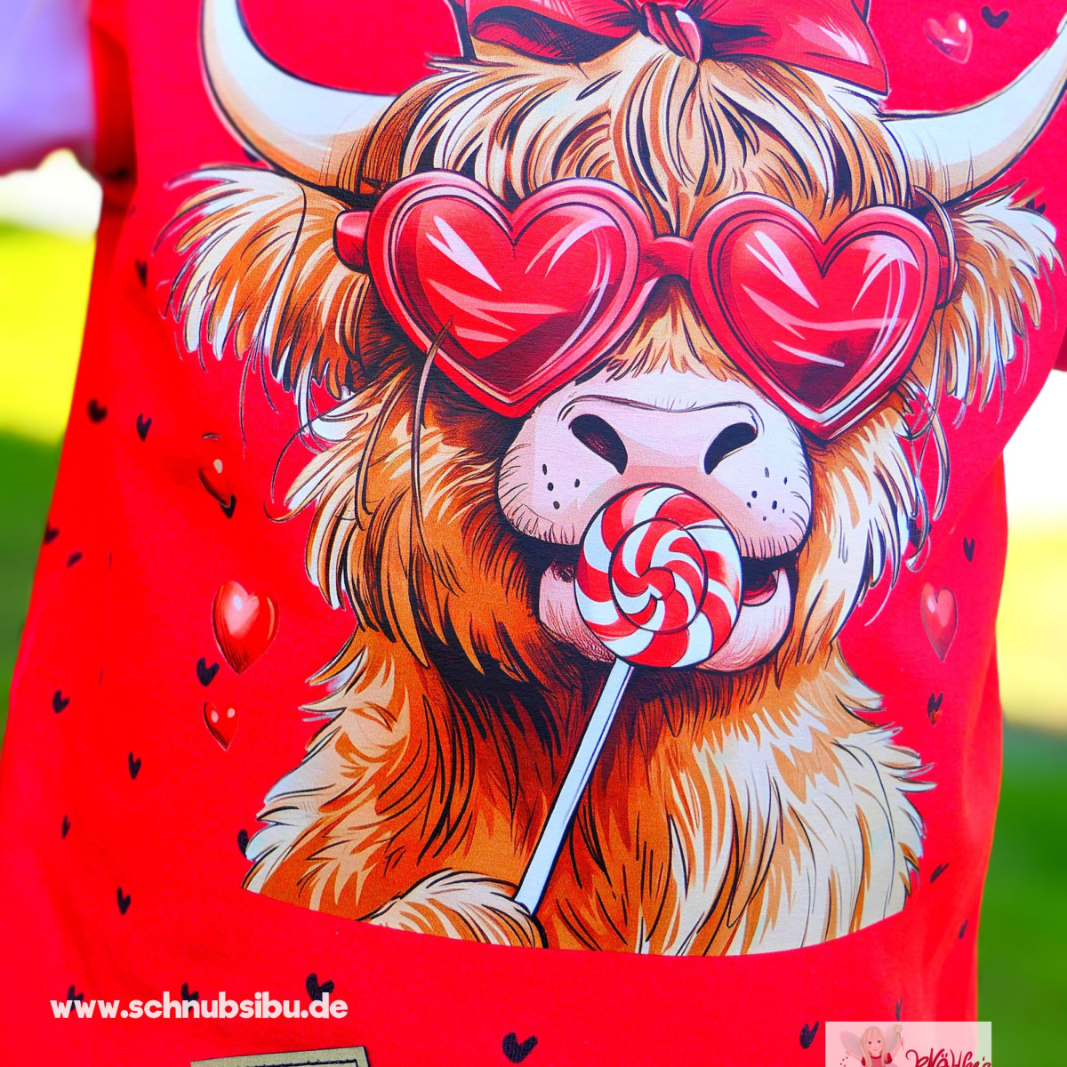Bügelbild Lollipop-Cow
